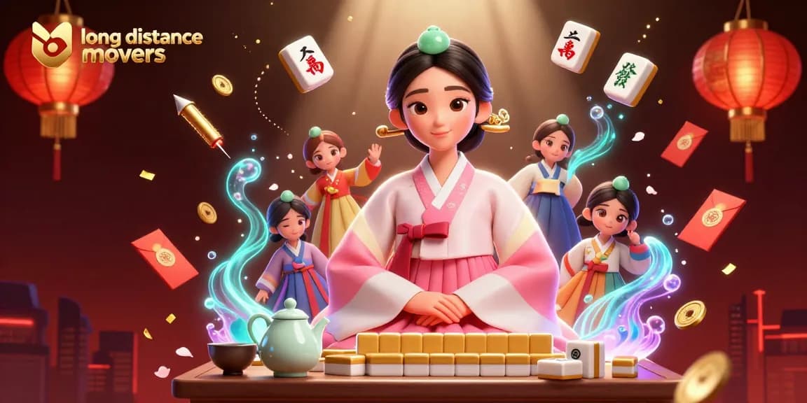 在充满活力的场景中，远距离搬家者围绕着精美的活动元素，传递出文化和奢华感。