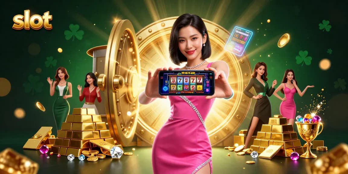 Engage with exciting slot games featuring vibrant visuals and winning interactions in a casino setting.