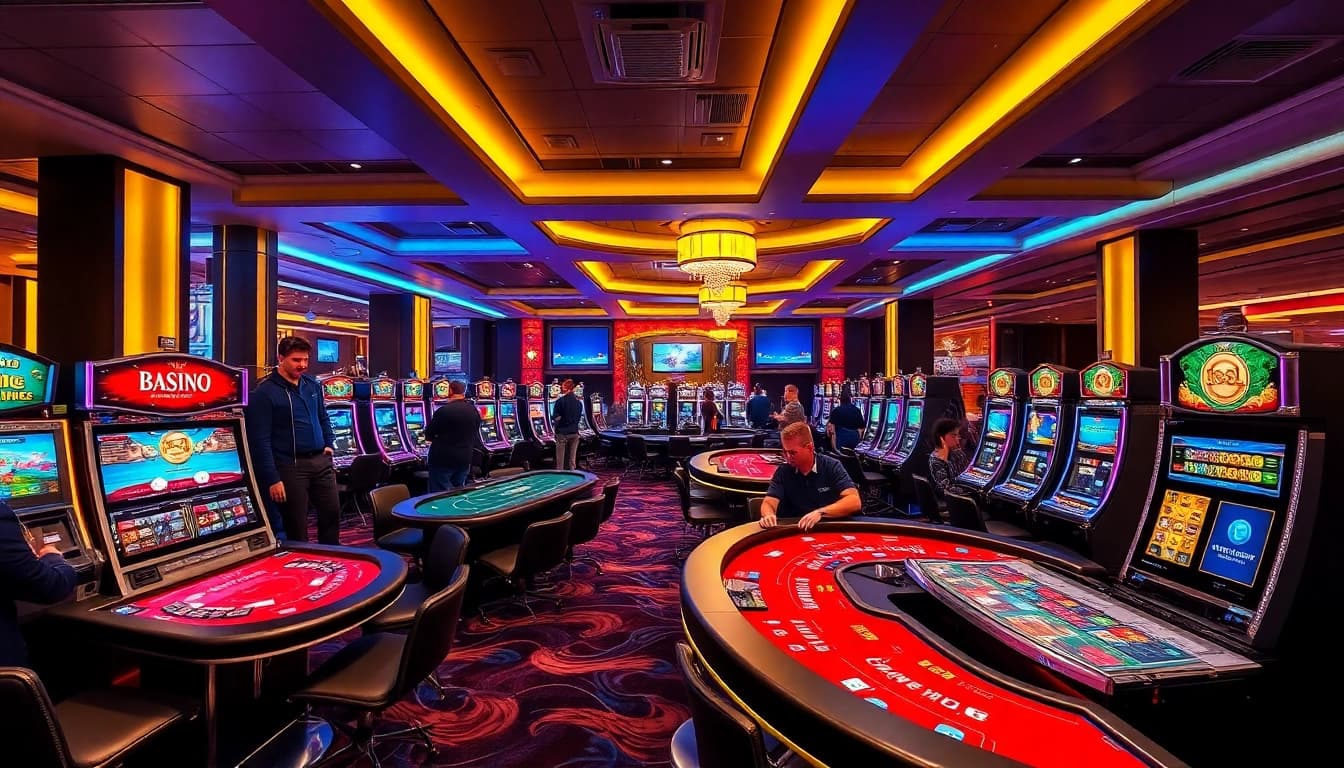 Menampilkan casino online terbesar dengan suasana bermain yang hidup dan menarik.