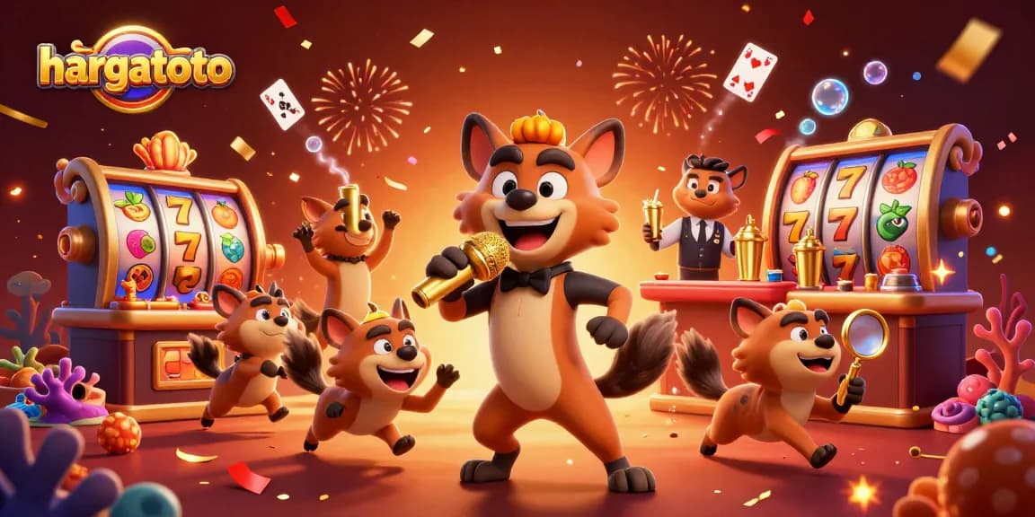 Experience the excitement at hargatoto casino with lively characters and vibrant gaming elements.