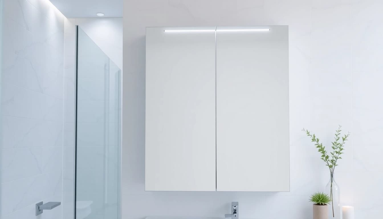 Erleben Sie den sonni Spiegelschrank mit modernem Design und stilvoller Beleuchtung für jedes Badezimmer.