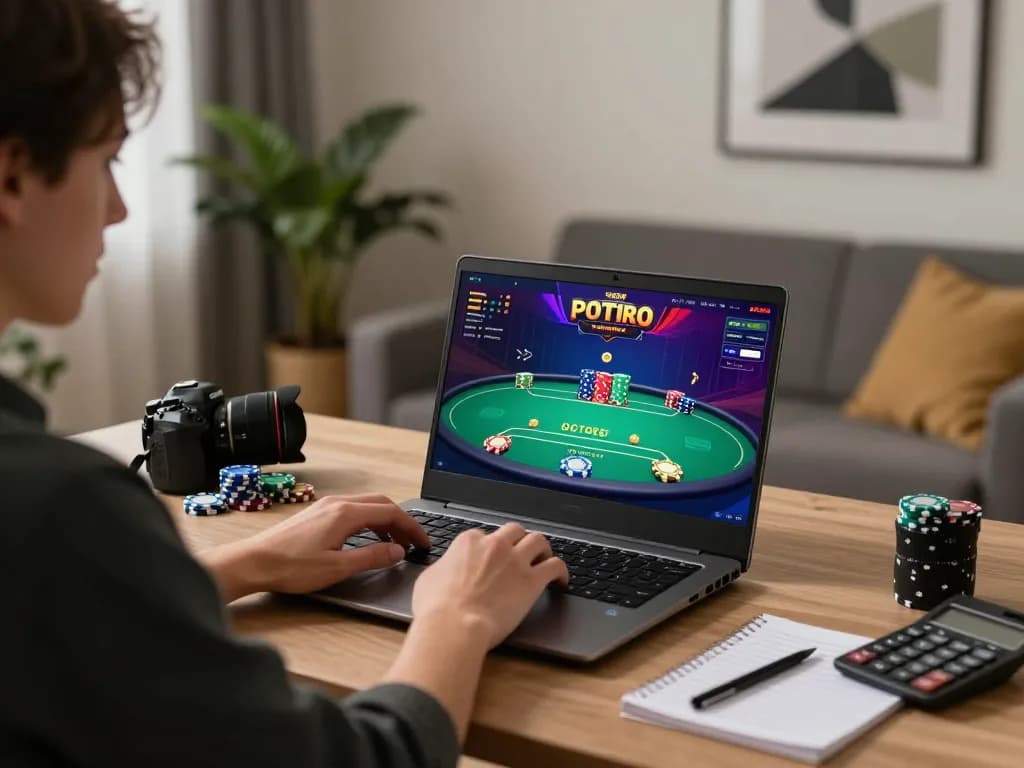 Engaging in online poker strategy at KP88, showcasing an immersive gaming experience with friendly atmosphere.