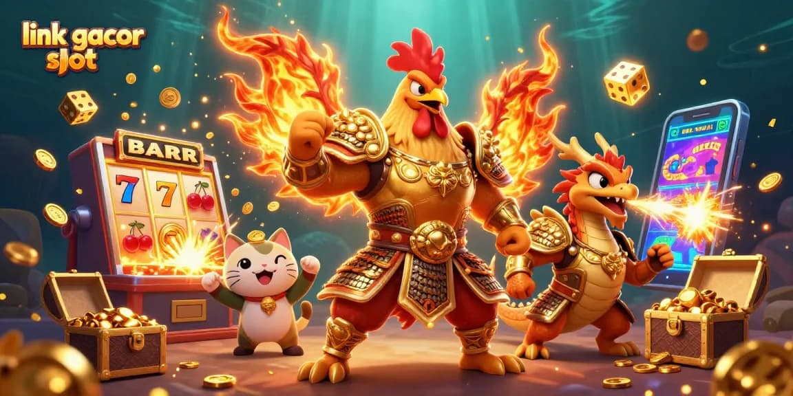 Experience thrilling jackpots with link gacor slot featuring vibrant 3D characters and dynamic casino elements.