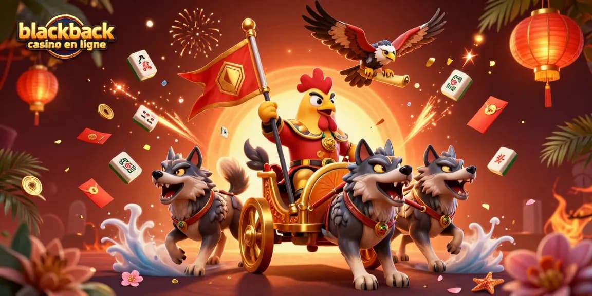 Jouez au blackjack casino en ligne avec un seigneur guerrier et des éléments de jeu animés