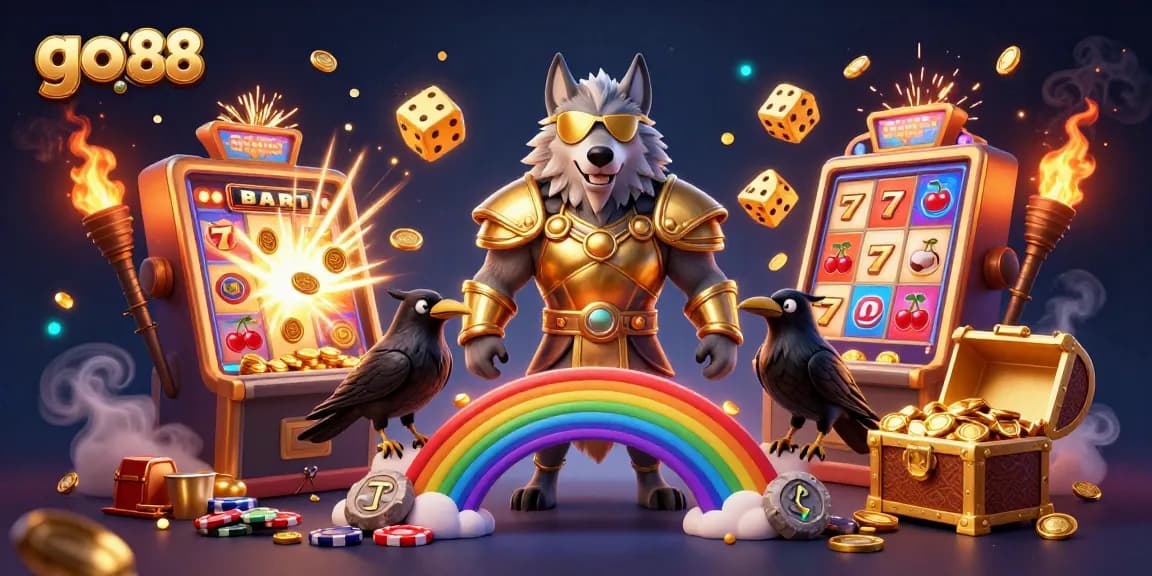Experience exciting gaming action with go 88's Norse mythology-themed slot adventure.