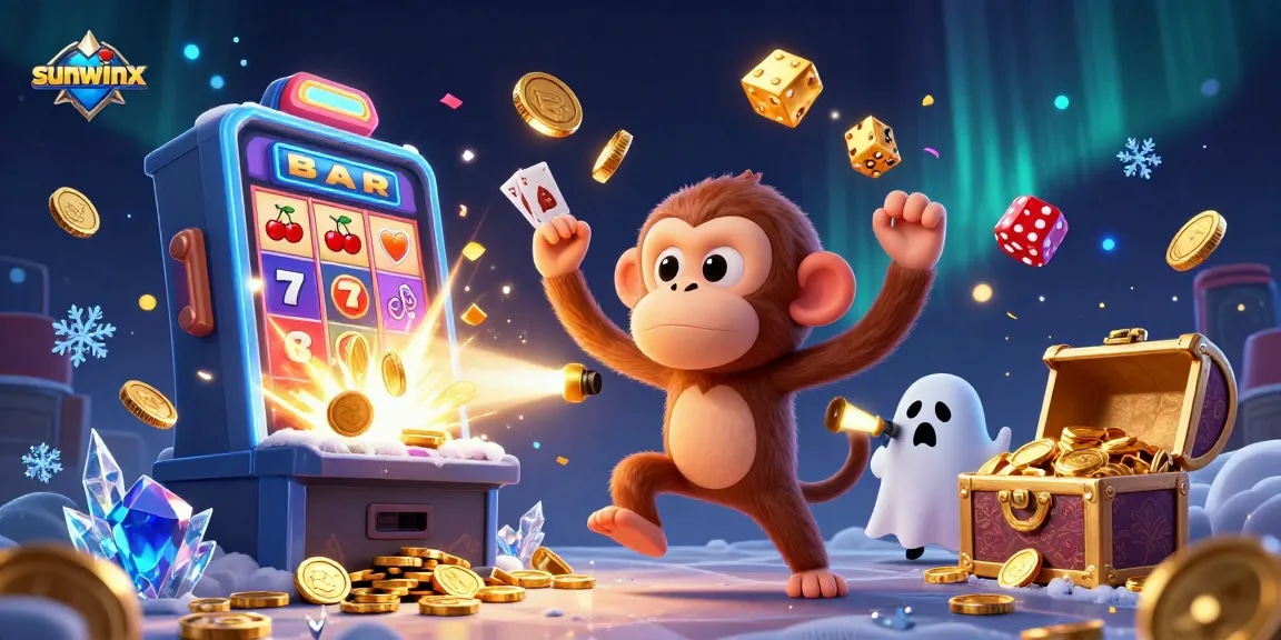 Engage with sunwinx while unwinding in a captivating haunted casino scene overflowing with excitement and winnings.