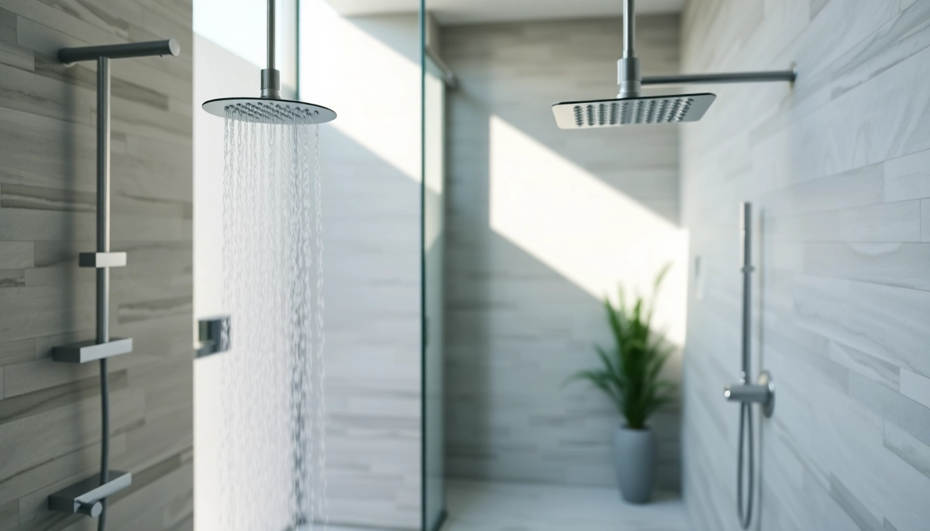 Stunning installation of elegant showers Australia featuring a modern design with luxurious fixtures and a serene atmosphere.