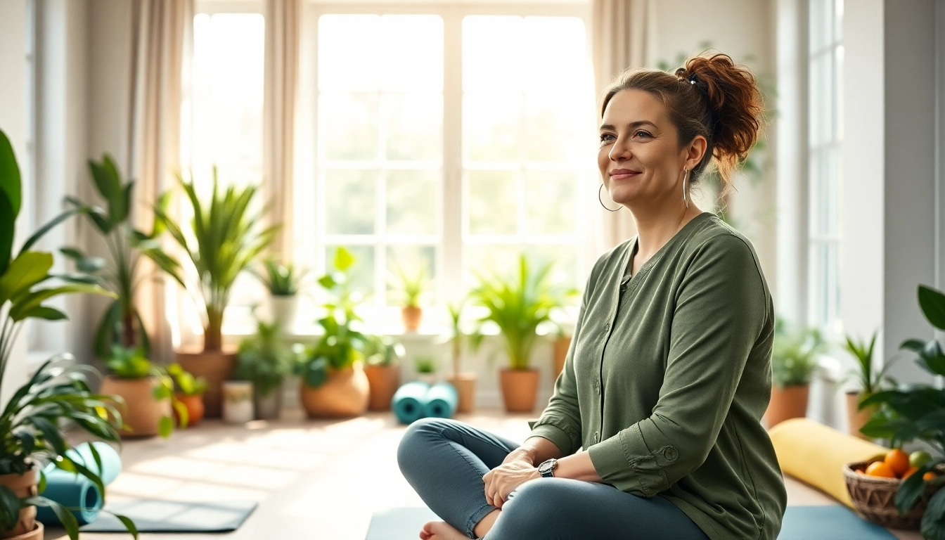 Promote health with a professional wellness coach in a serene, green environment.
