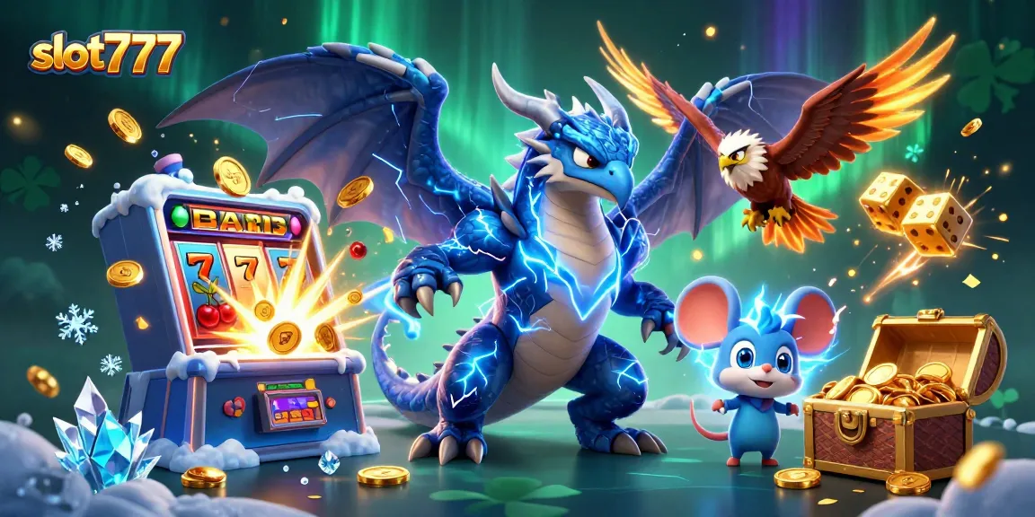 Experience the excitement of slot777 with dynamic reels, jackpots, and colorful symbols in a vibrant casino scene.