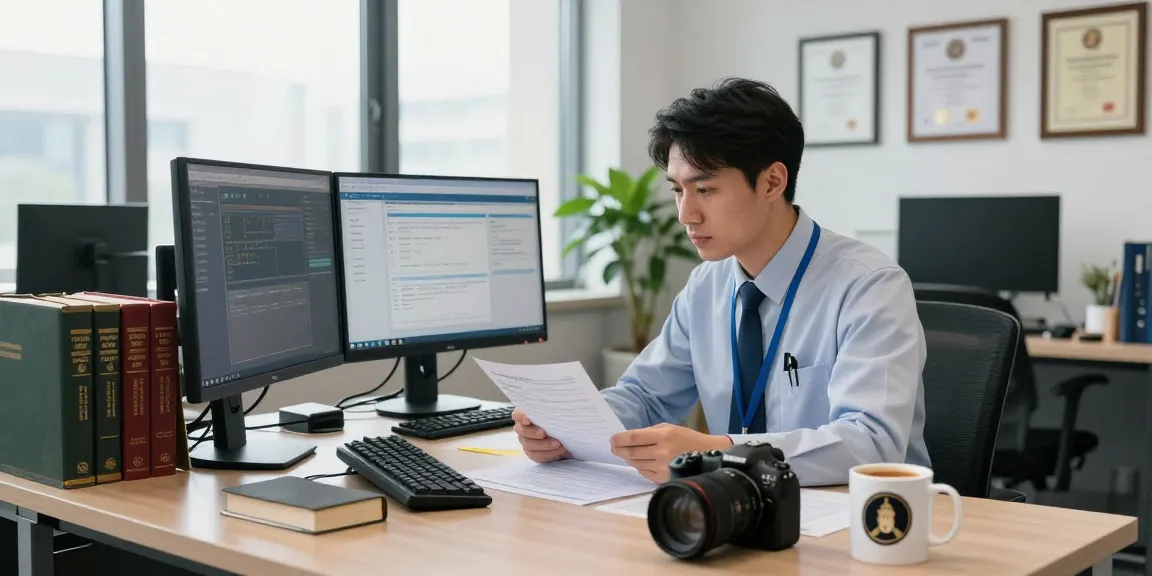 AAFI KOTA MEDAN - Auditor Forensik Indonesia bekerja dengan dokumen keuangan di ruang kantor modern