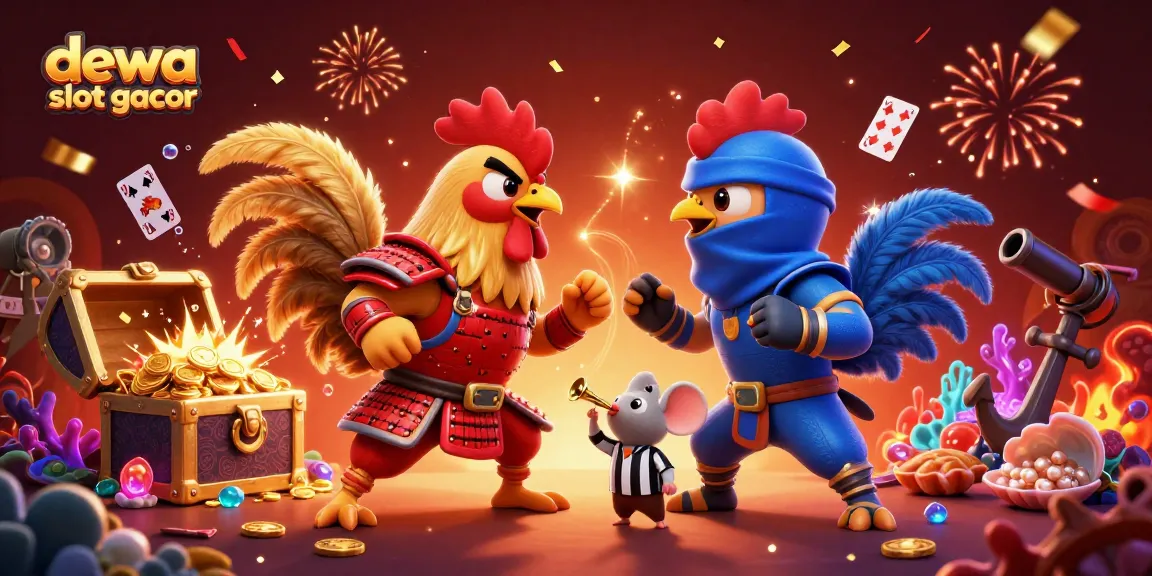 Menangkan permainan menarik di dewa slot gacor dengan visual yang penuh semangat di arena pertarungan.
