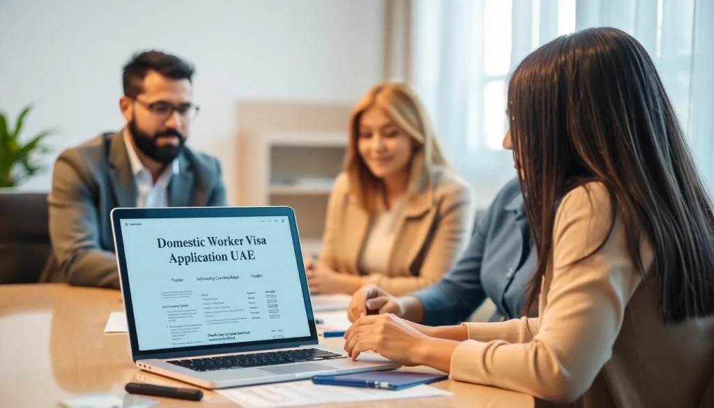 Guide for the domestic worker visa application UAE process with professionals consulting.