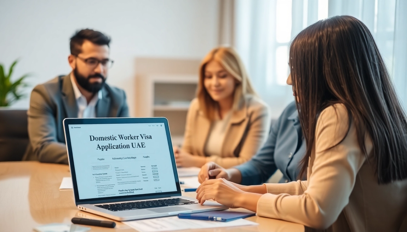 Guide for the domestic worker visa application UAE process with professionals consulting.