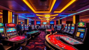 Menampilkan casino online terbesar dengan suasana bermain yang hidup dan menarik.