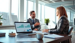 신용카드 현금화에 대해 설명하는 재무 상담사의 모습.