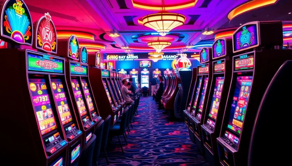 Menggoda pemain di pakde4d slot dengan suasana kasino yang meriah.