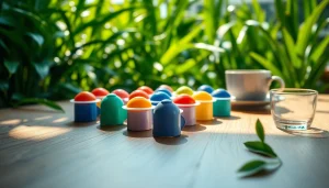 Verwendung von hqd pods in einem stilvollen, entspannten Umfeld mit sanfter Beleuchtung.