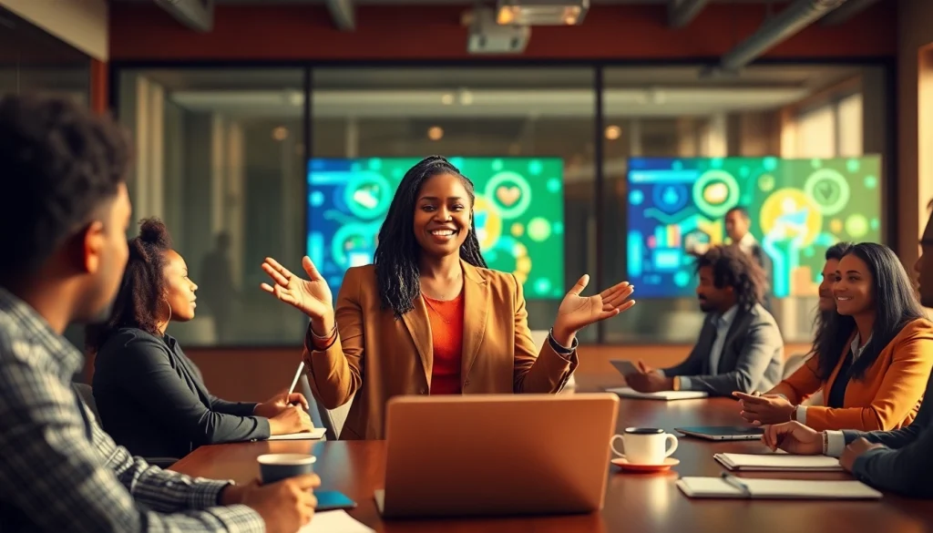 Engaging presentation at a Bet on Black pitch event showcasing innovation and entrepreneurship.