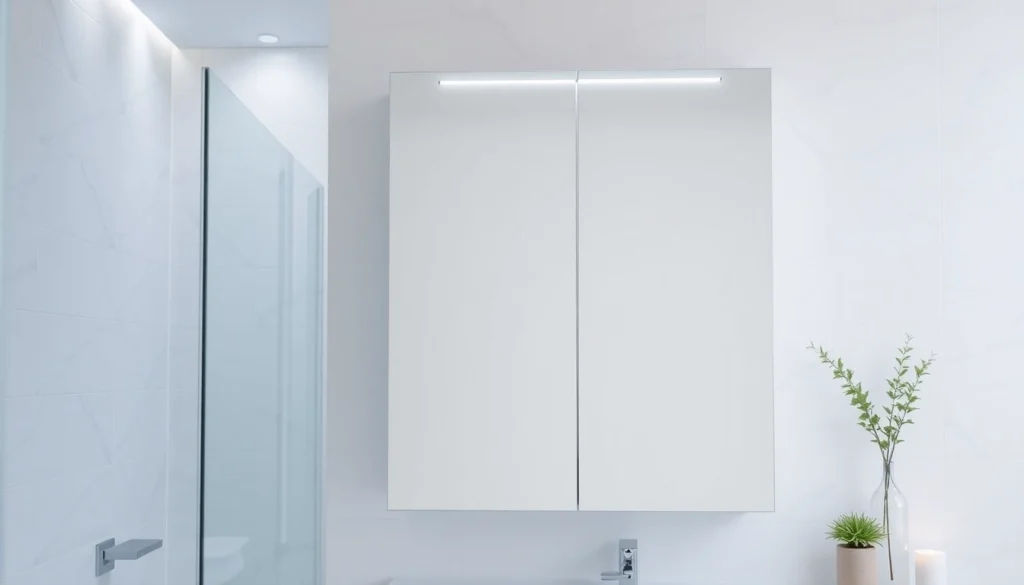 Erleben Sie den sonni Spiegelschrank mit modernem Design und stilvoller Beleuchtung für jedes Badezimmer.