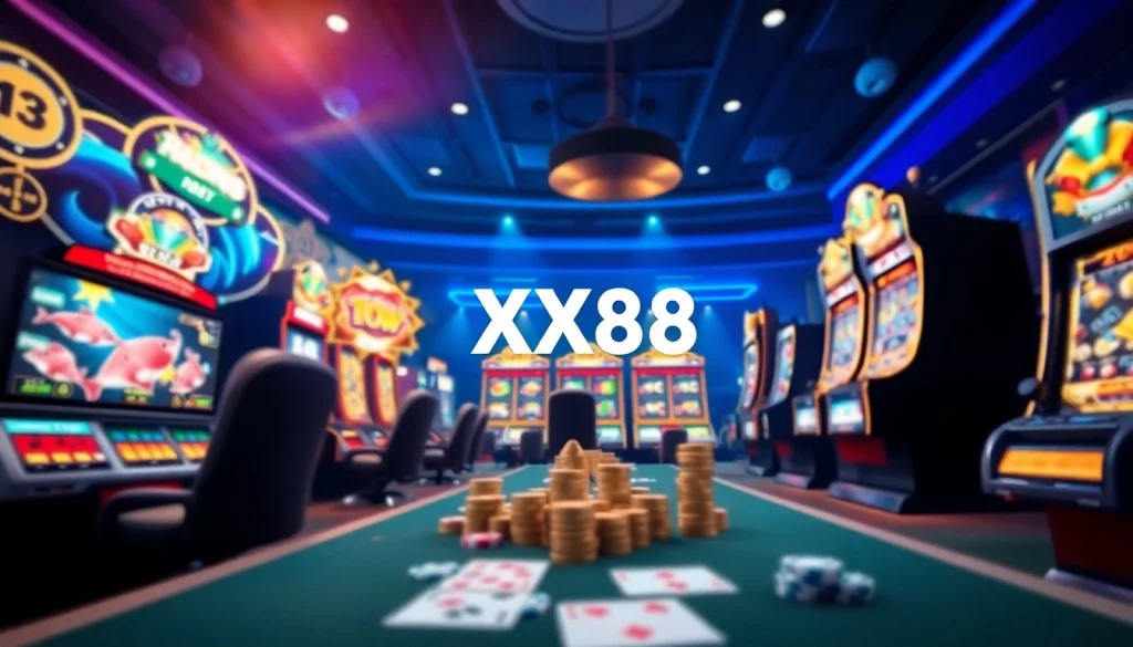 Experience the vibrant atmosphere of Trang Chủ XX88 with immersive online gaming elements.