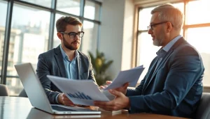 카드 한도 현금화에 대한 전문가와 고객의 상담 장면을 생생히 묘사합니다.