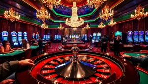 Experience the excitement of gambling at https://xx88.boats/, highlighted by vibrant casino tables and thrilling roulette action.