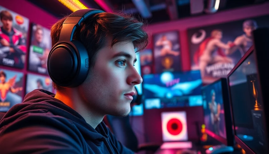 오징어tv의 생동감 있는 스트리밍 스튜디오 모습과 흥미로운 분위기