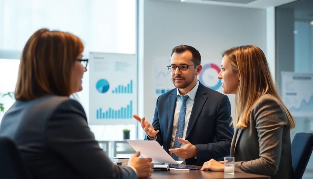 카드 한도 현금화의 이점을 조명하는 금융 전문가와의 상담 장면