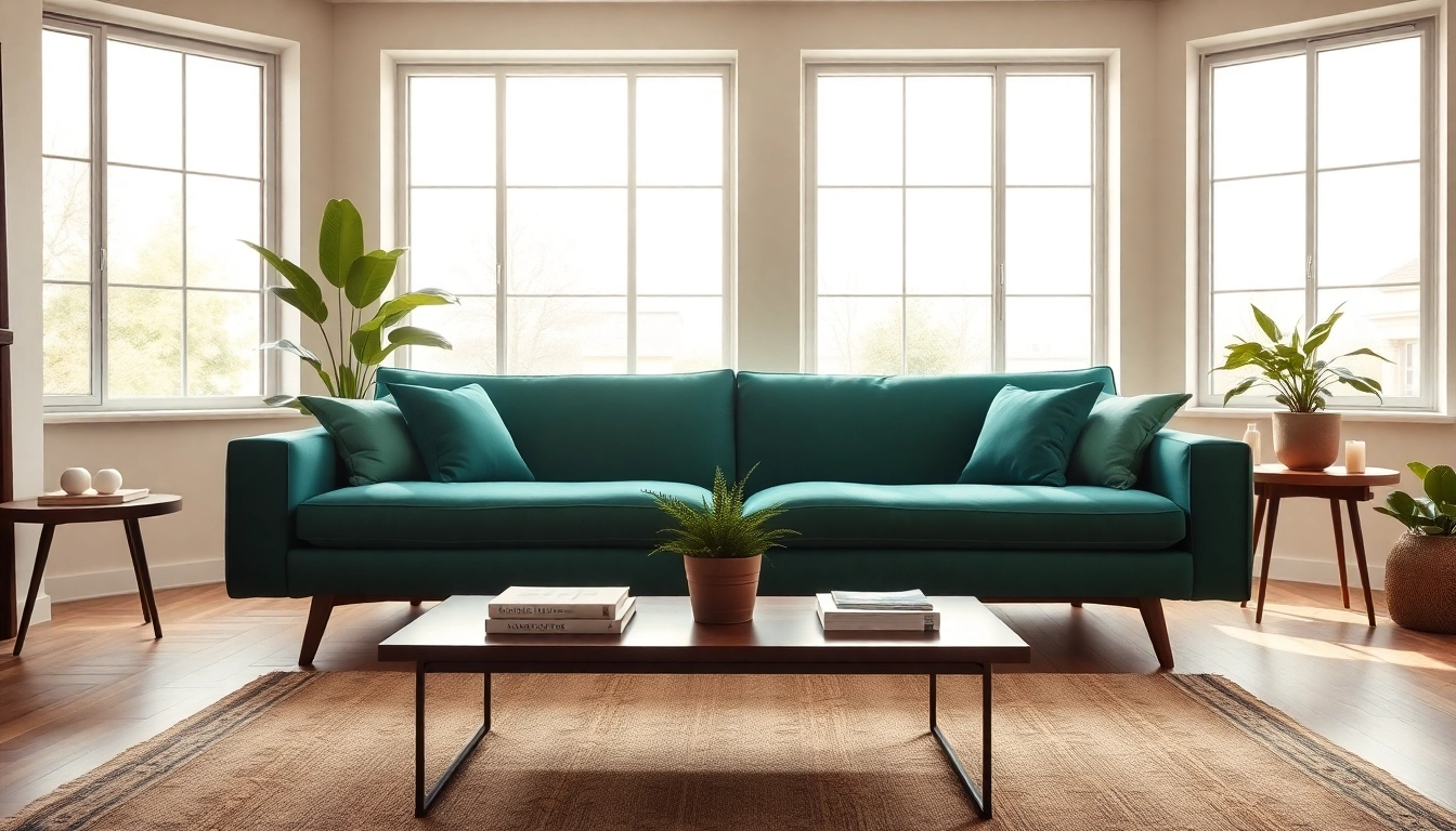 Stylish sofa beds uk in a modern living room with natural light and inviting decor.