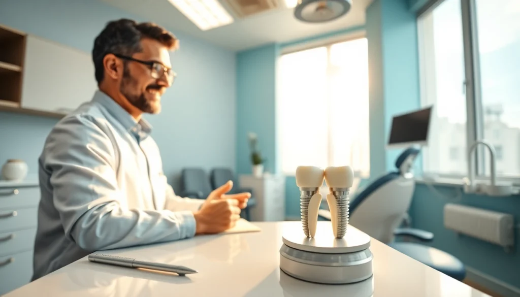 Affordable dental implants in Damansara featured in a welcoming dental office setting.