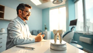 Affordable dental implants in Damansara featured in a welcoming dental office setting.