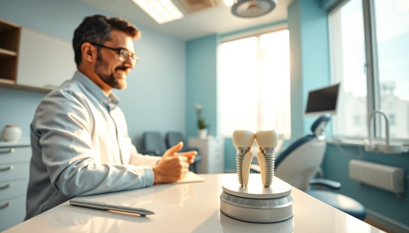 Affordable dental implants in Damansara featured in a welcoming dental office setting.