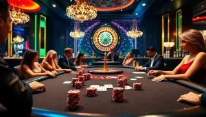 Experience excitement at THABET VEGAS with engaging poker gameplay, vibrant casino elements.