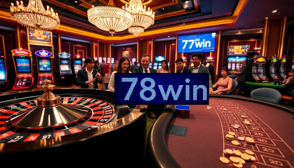 Experience thrilling games at 78win online casino with vibrant tables, excitement, and stunning visuals.