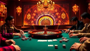 Experience the thrill of the casino with immersive gameplay at https://kingarthurcafe.com/menu featuring dazzling tables and engaged players.