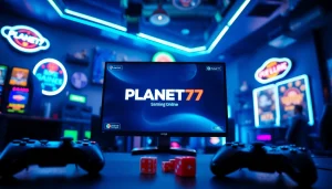 Rasakan keseruan bermain PLANET77 game di lingkungan gaming yang modern dan dinamis.
