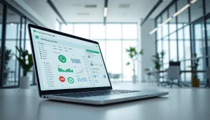 Enhance your business with WhatsApp Smart CRM interface showcasing analytics and user-friendly features.