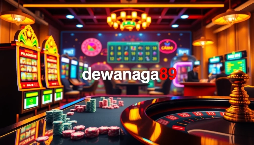Rasakan keseruan Dewanaga89 dengan mesin slot berwarna-warni dan meja permainan yang menarik.