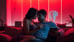 Experience ai sex through innovative interactions with AI companions in an intimate setting.