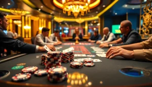 Experience the thrill of gaming at link 188bet with a professional poker table scene.