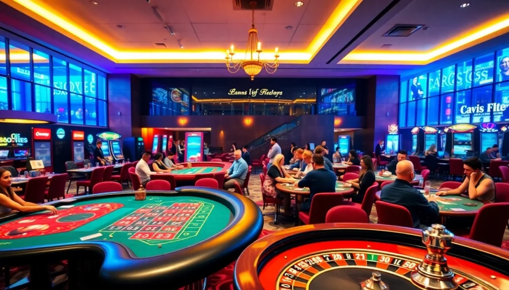 Experience thrilling online casinos in Canada with exciting gaming action and vibrant atmosphere.