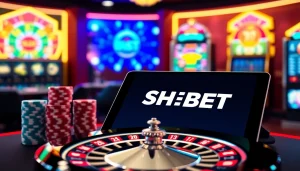 Experience the excitement of gambling with SHBET at an online casino interface.