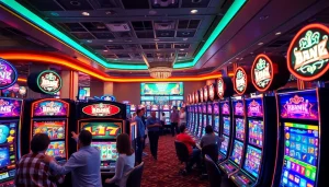 Menangkan besar dengan slot depo 1k di mesin slot yang cerah dan ramai.