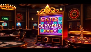 Rasakan sensasi bermain Olympus 1000 di lantai kasino mewah.
