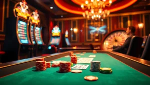 Nonton film indoxxi while enjoying a luxurious casino experience at a high-stakes poker table.