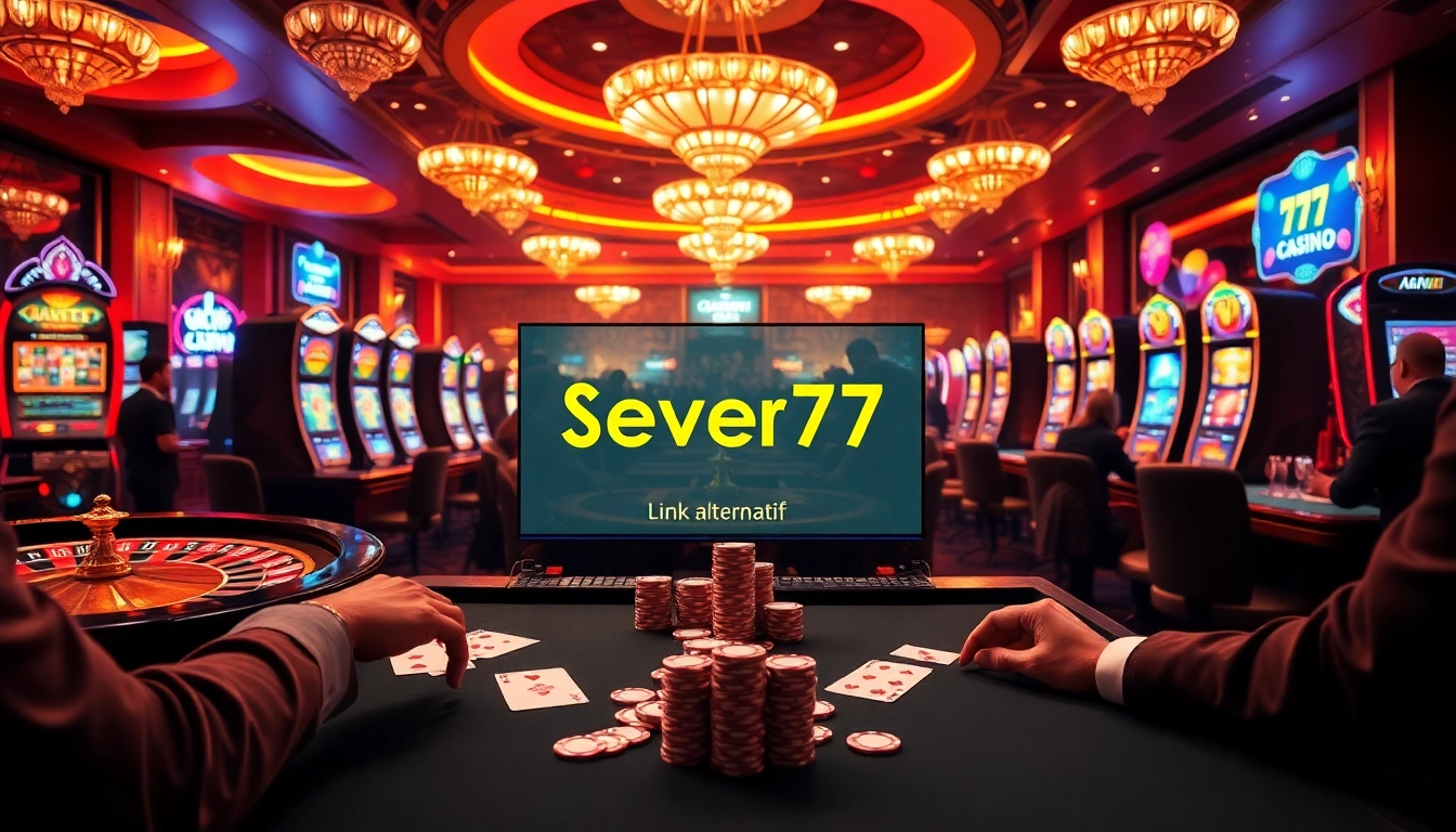 Experience the thrill of winning at the link alternatif seven77 with vibrant casino elements and exciting games.