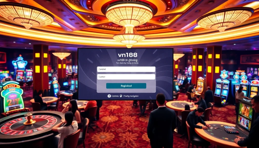 Join the excitement with vn168 đăng ký at a luxurious casino gaming floor.