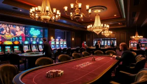 Experience excitement at gg88bz with thrilling casino games, elegant tables, and vibrant atmosphere.