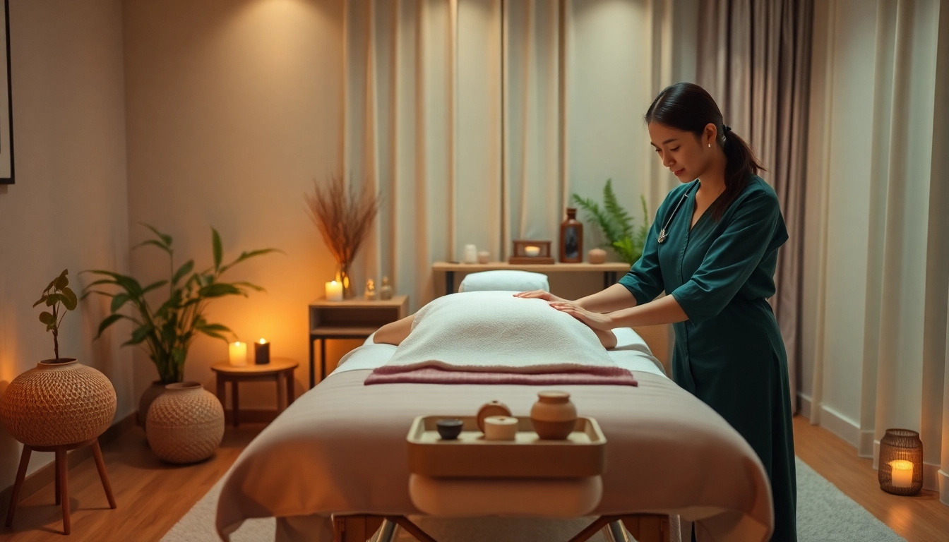 Professional 출장 massage service by a skilled masseuse in a serene environment.