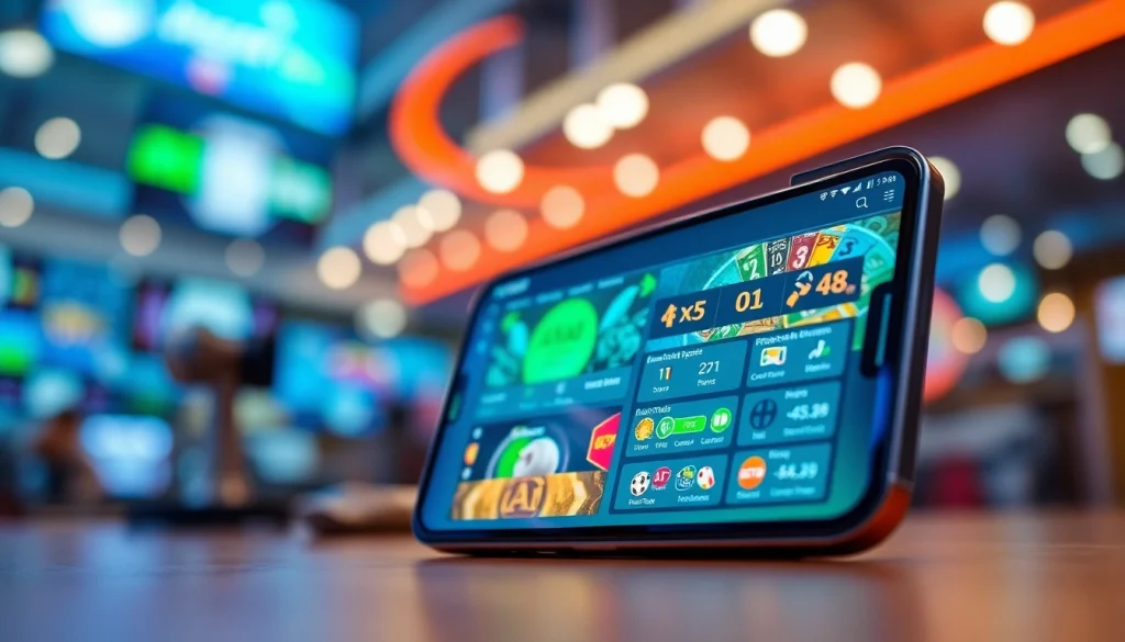 Góc nhìn đầy ấn tượng giao diện AX88 trên điện thoại thông minh, làm nổi bật các tính năng cá cược và thiết kế thân thiện với người dùng.